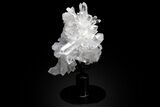 Quartz Crystal Cluster With Rotating Stand - High Quality #229598-1
